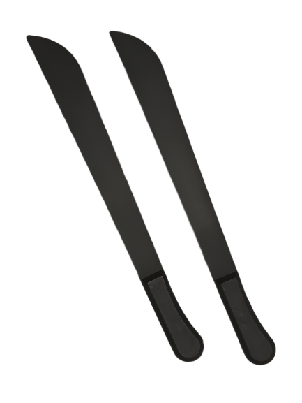 A PAIR - Training Plastic Machete Martial Arts Polypropylene