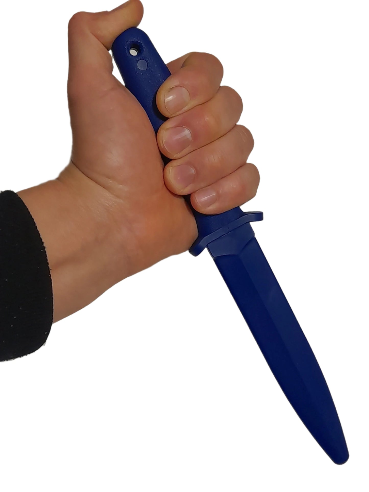 SET -  Polypropylene Training Axe and  Safe Dummy Knife for Martial Arts Blue PP