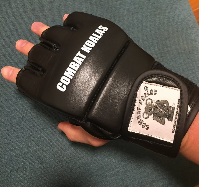 MMA Grappling Leather Gloves